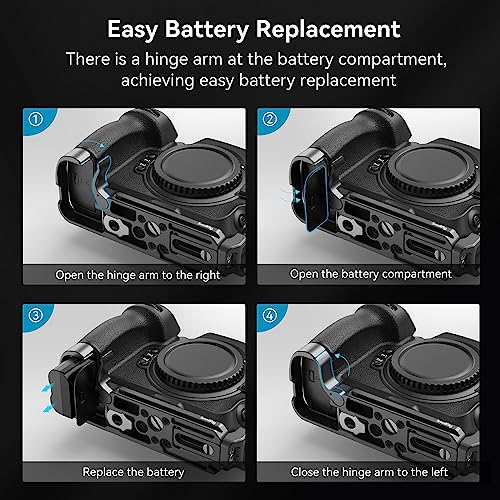 L Bracket Nikon Z8 SmallRig Basculement Rapide Horizontal Vertical - 4