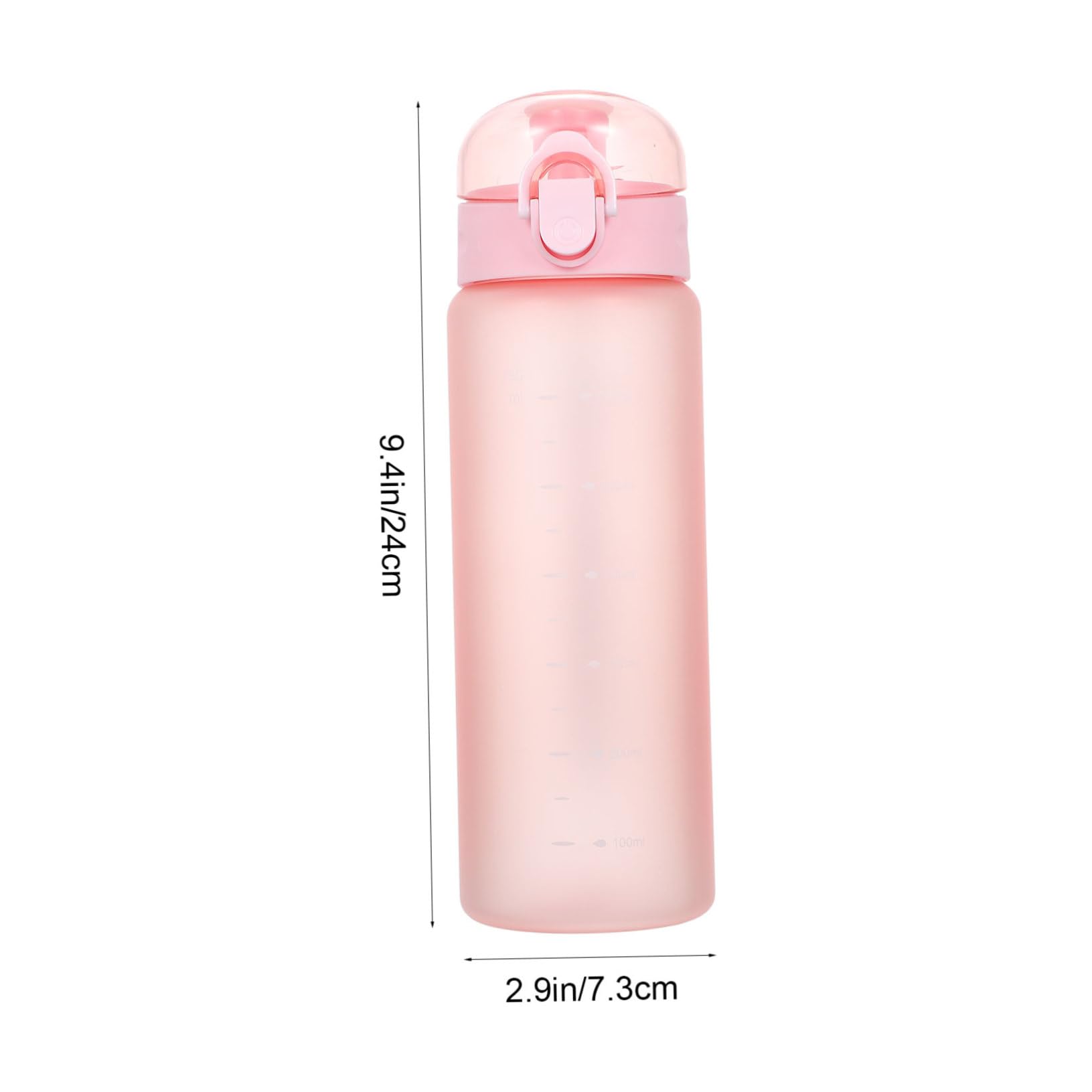 STOBAZA Collapsible Water Bottle Handheld Running Sports Fitness Water Bottle Portable Plastic Large Capacity Unique Design Carry Rope