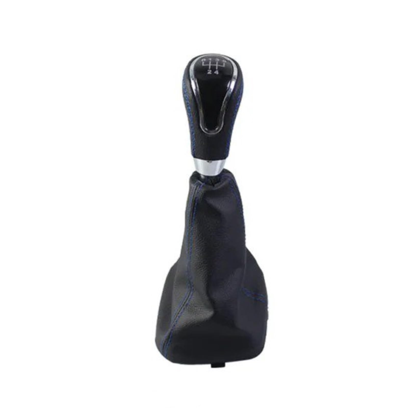 Xexjhqq Blue Gear Stick Knob For Lada Car Leather-Wrapped Shift Handball Gear Head Handle Modification(Blue)