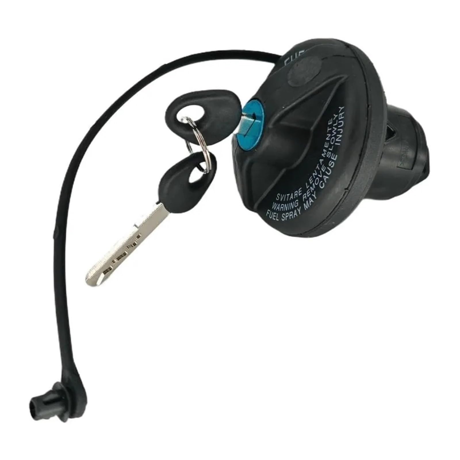 junta del tanque de combustible Tapa de tanque coche con cerradura 2 llaves para Fiat para 500 2007- Grande Punto EVO Fiorino 2009-71802520 Piezas automotrices