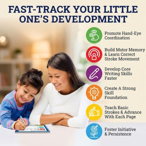 Image of PATPAT ABCD Writing Practice for Kids Tracing Books for Kids Ages 3-5