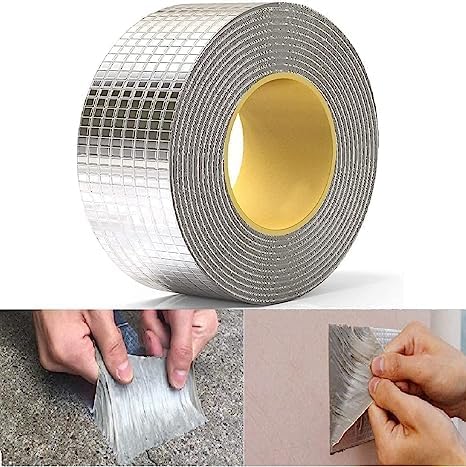 Aktnil HEAVY ALUMINIUM SILVER TAPE (5 MTS Length 72mm / 03" Width) Leakage Repair Waterproof Butyl Tape for Pipe Leakage Roof Water Leakage Solution Aluminum Rubberize Waterproof Adhesive Tape (B0CRL612NF) Amazon Price History, Amazon Price Tracker