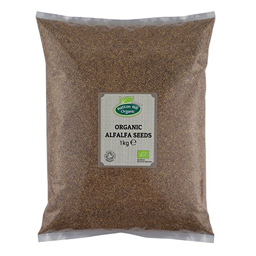 Semillas de alfalfa orgánicas para brotar 1 kg por Hatton Hill Organic