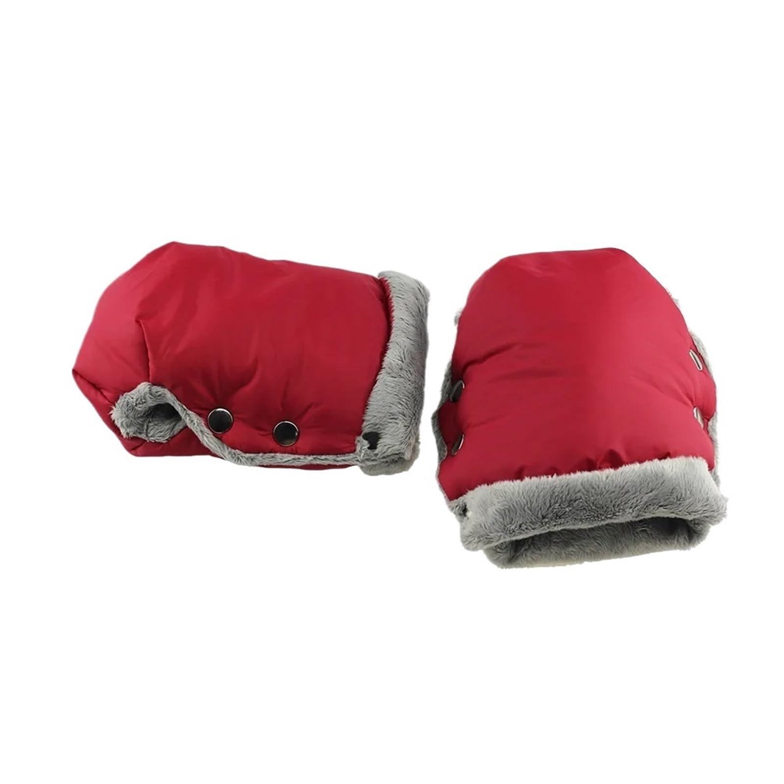 Guanti Passeggino Guanti invernali caldi for passeggino, impermeabili, accessori for carrozzina, guanto, manicotto for(Red)
