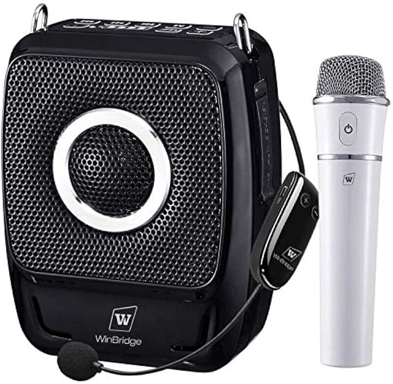 Amazon.com: microphone with speaker portable