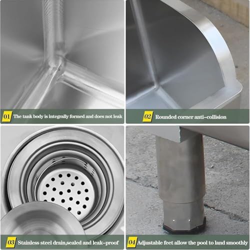 Fregadero de suelo para limpieza de garajes y zonas de mantenimiento 4