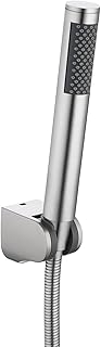 KES Bathroom Handheld Shower Head with Extra Long Hose and Bracket Holder Brushed Stainless Steel, LP150-BS