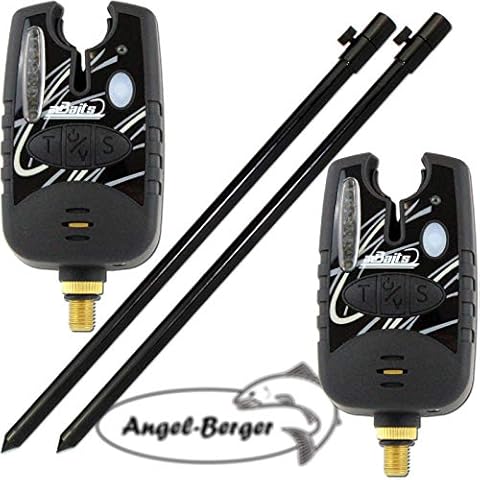 Angel-Berger 2X Elektronische Bissanzeiger mit Tele Erdspeer Cover