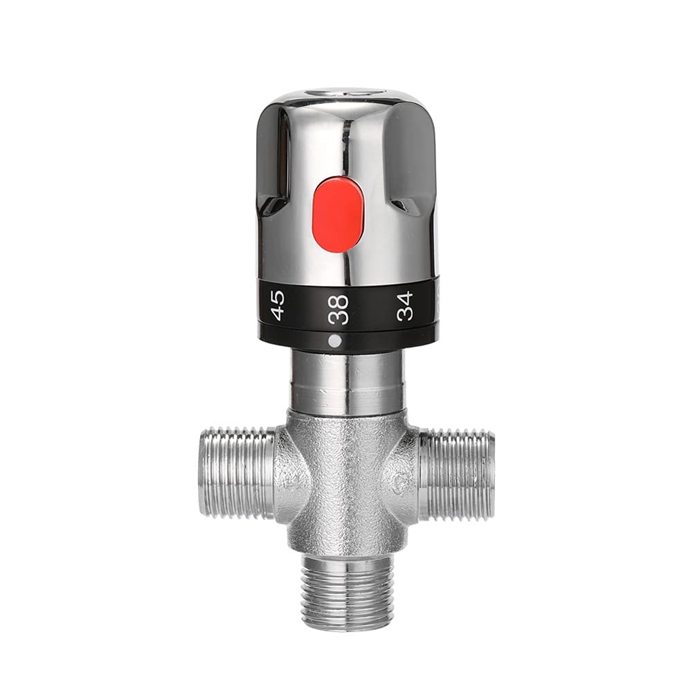 Mélangeur thermostatique laiton vanne régulation température eau chaude froide chauffe-eau maison