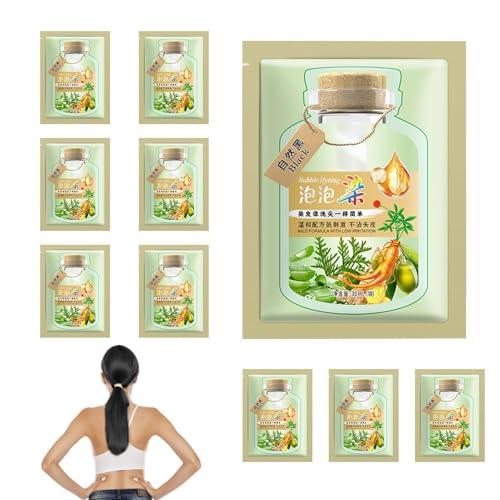 Tinte de pelo de espuma, espuma instantánea para colorear el cabello, 10 piezas de espuma para colorear con forma de champú, espuma vegetal para el cuidado del cabello, para mujeres