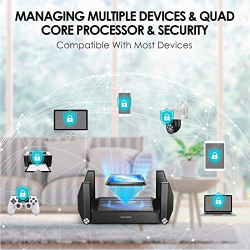 Image of AX1800 WiFi 6 Router - Gaming, 4K Streaming, MU-MIMO, OFDMA, Gigabit Ports, USB 3.0, WPS, IPv6