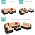 Best Choice Products 7-Piece Modular Outdoor Sectional Wicker Patio Conversation Set w/ 2 Pillows, Coffee Table, Cover Included - Brown/Tan