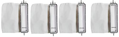 Pack of 4 Washing Machine LG Semi Automatic Waste Collector Dust, Net Jali Bag Parts for LG Semi Automatic Washing Machine (Pack of 4)
