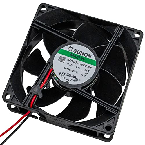 SUNON 24 V CC 1,56 W 80 x 80 x 25 mm 69,6 m³/h 3200 U/min 69,6 m³/h Sunon MF80252V11000UA99