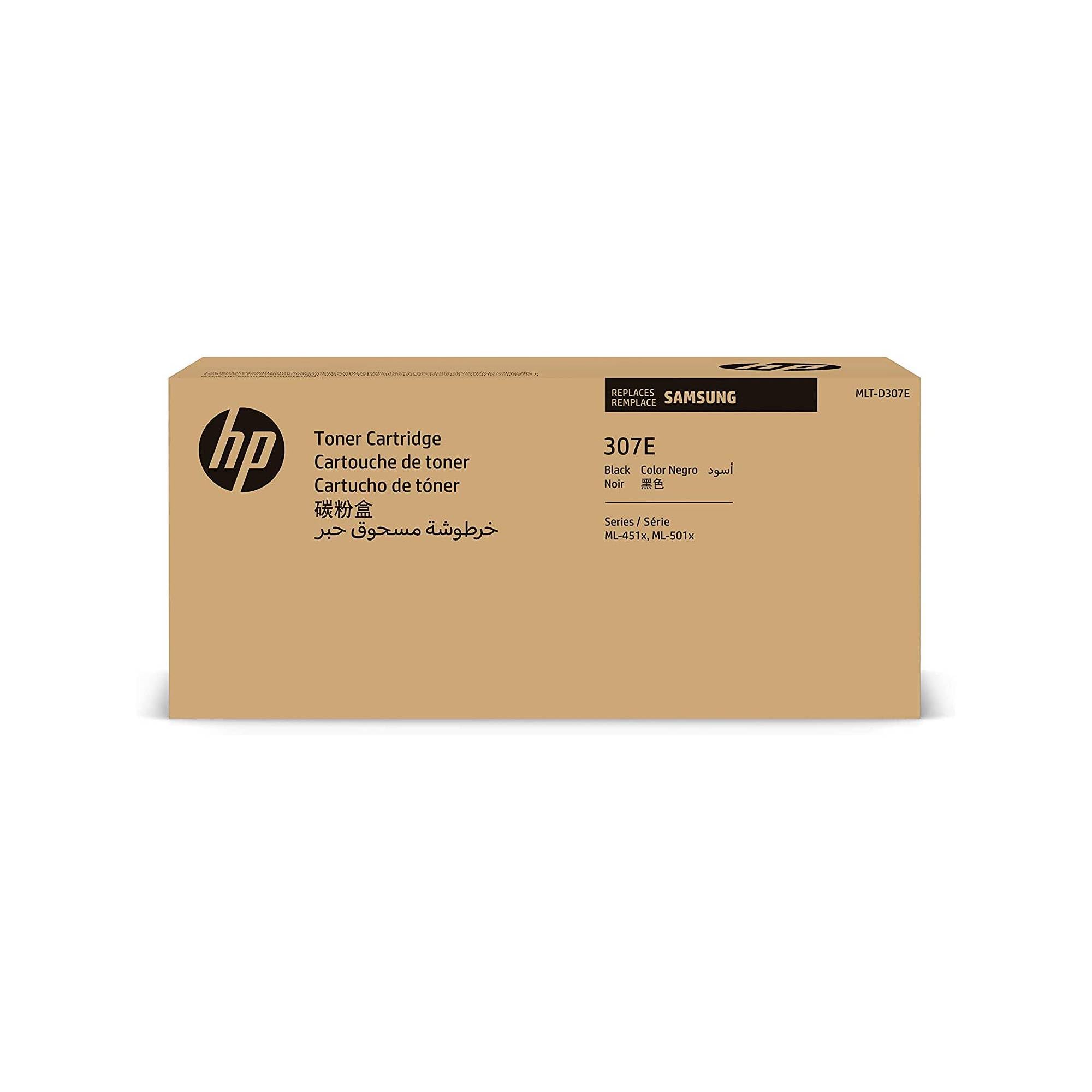 Samsung MLT-D307E, SV058A, Cartuccia Toner Ad Alta Capacità, Da 20.000 Pagine, Compatibile Con Le Stampanti Samsung Laserjet ML-4510ND, ML-4512ND, ML-5010ND, ML-5012ND E ML-5015ND, Nero-image