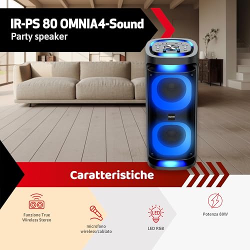 CASSA WIRELESS IRRADIO IR-PS80 OMNIA4 - 6