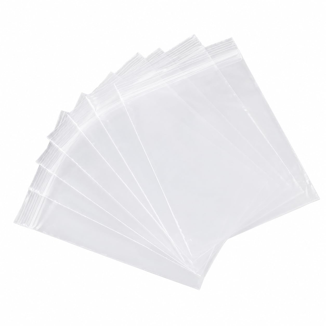 RFE Grip Seal Bags (50 x, 15" x 20" - 381mm x 508mm) *CHOOSE YOUR SIZE AND QUANTIY*| Strong Resealable Zip Lock Bags | Clear Plastic Bags | Freezer Bags | Bags for Food Storage Jewellery