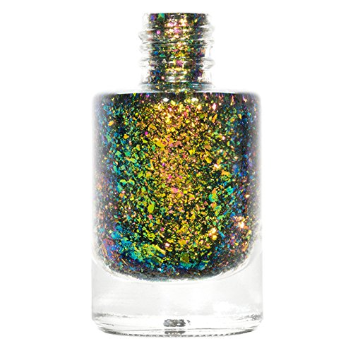 Image of ILNP Brilliance - Pale Gold, Pinkish Bronze, Light Green Ultra Chrome Color Shifting Flakie Nail Polish