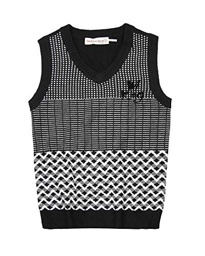 Deux par Deux Boys' Knit Vest Night King, Sizes 3-12