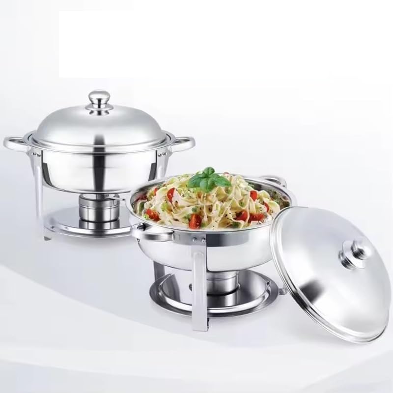 Juego de Buffet Redondo for Frotar, Acero Inoxidable buffetera