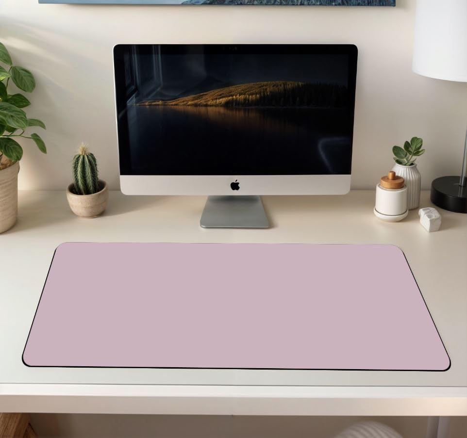 Image of ON TREND Premium Extended Mouse Pad, Large Premium Desk Mat Anti Skid Rubber Base for Desktop Laptop PC Office Gaming (Size- 23 X 11 x 0.12 Inch) (Lavender)