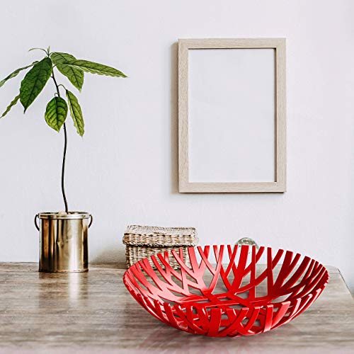 Mueller Fruit Basket, European Fruit Bowl, Fruit And Vegetables Holder For Counters, Kitchen, Countertop, Home Decor, High-End Look, Red #TOP1