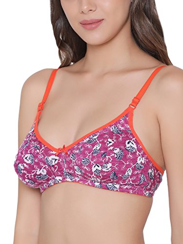 Image of Clovia Women's Cotton Non-Padded Non-Wired Printed Bra