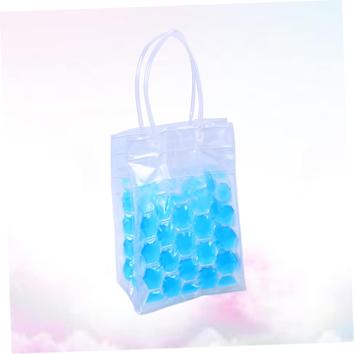 Enfriador de Botellas de Vino 750ml, Pvc Azul, Pack de 2