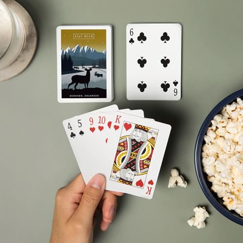 Baraja de poker Lantern Press Durango Colorado 52 cartas miniatura 2
