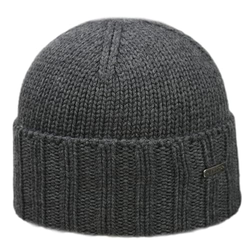 Pure laine mérinos pour ce bonnet MELEGARI Beanie Varese made in Italy