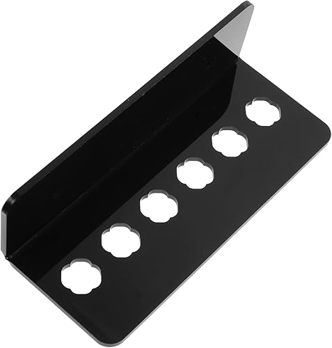 Soporte de tijeras de acrílico para peluquería, organizador de almacenamiento de tijeras de peluquería con múltiples ranuras para herramientas y