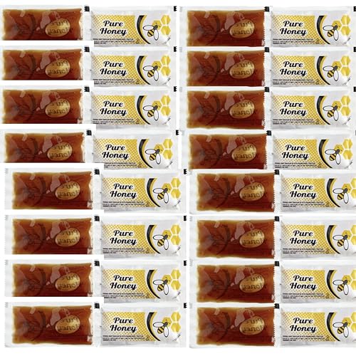 Pack de 60 sobres individuales de miel pura miniatura 3