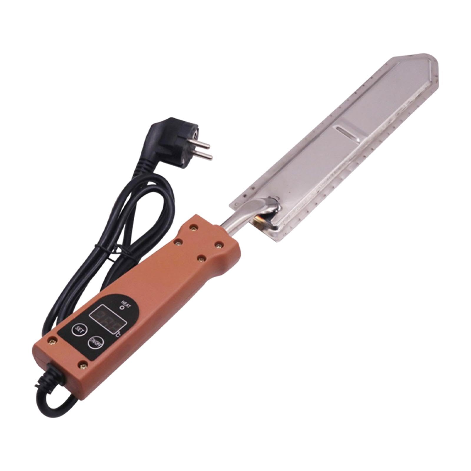 MagiDeal Cuchillo desoperculador eléctrico calentado en Caliente, Herramienta de Apicultura, Cuchillo para Miel con Control de Temperatura, Cortador de Miel