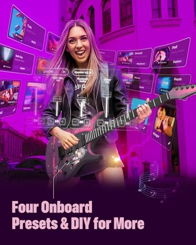 Image of Enya Inspire 39 inch Smart Electric Guitar - Carbon Fiber Body with Built-in 15W Speaker, 20 Tones & App Control, 4 Presets, Bluetooth, Gig Bag Included, 2-Year Warranty