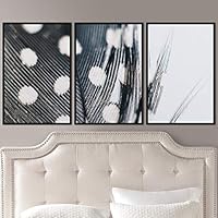 3 Piece Framed Canvas Wall Art Abstract Industrial Modern Art Multicolor Patterns Canvas Prints Home Artwork Decoration for Living Room,Bedroom - 16