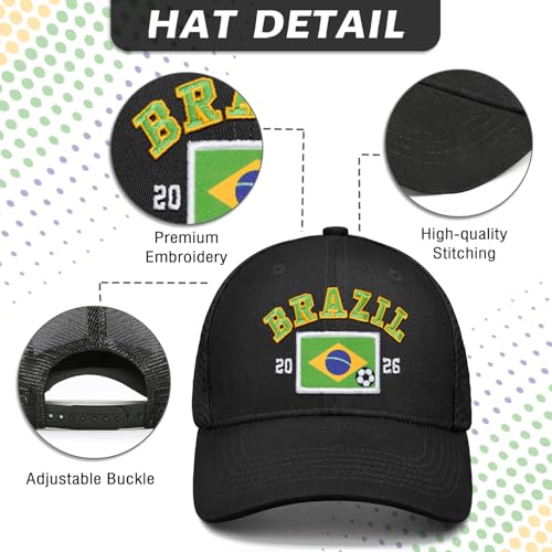 Image of Adjustable State Flag Trucker Hat Mesh Baseball Cap with Embroidered Patch for Men Women