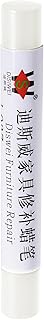 Wood Filler Sticks Cream White Furniture Scratch Repair Crayons Wood Floor Repair Wax Filler Sticks Furniture Repair Wax Crayons for Wooden Furniture, Floors, Cabinets & Tables