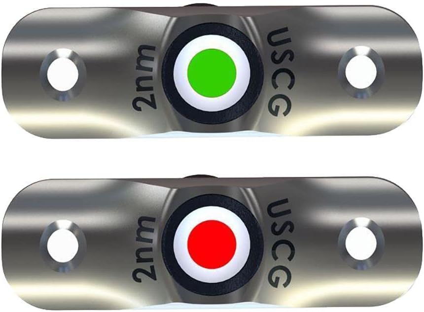 TACO MarineRub Rail Mounted LED Navigation Light Set - 2-1/2" [F38-6800D]