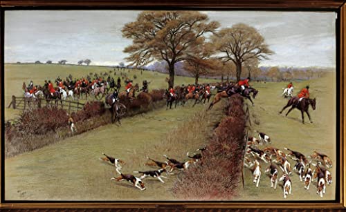 Toile scène de chasse Cecil Aldin pour habiller un grand mur