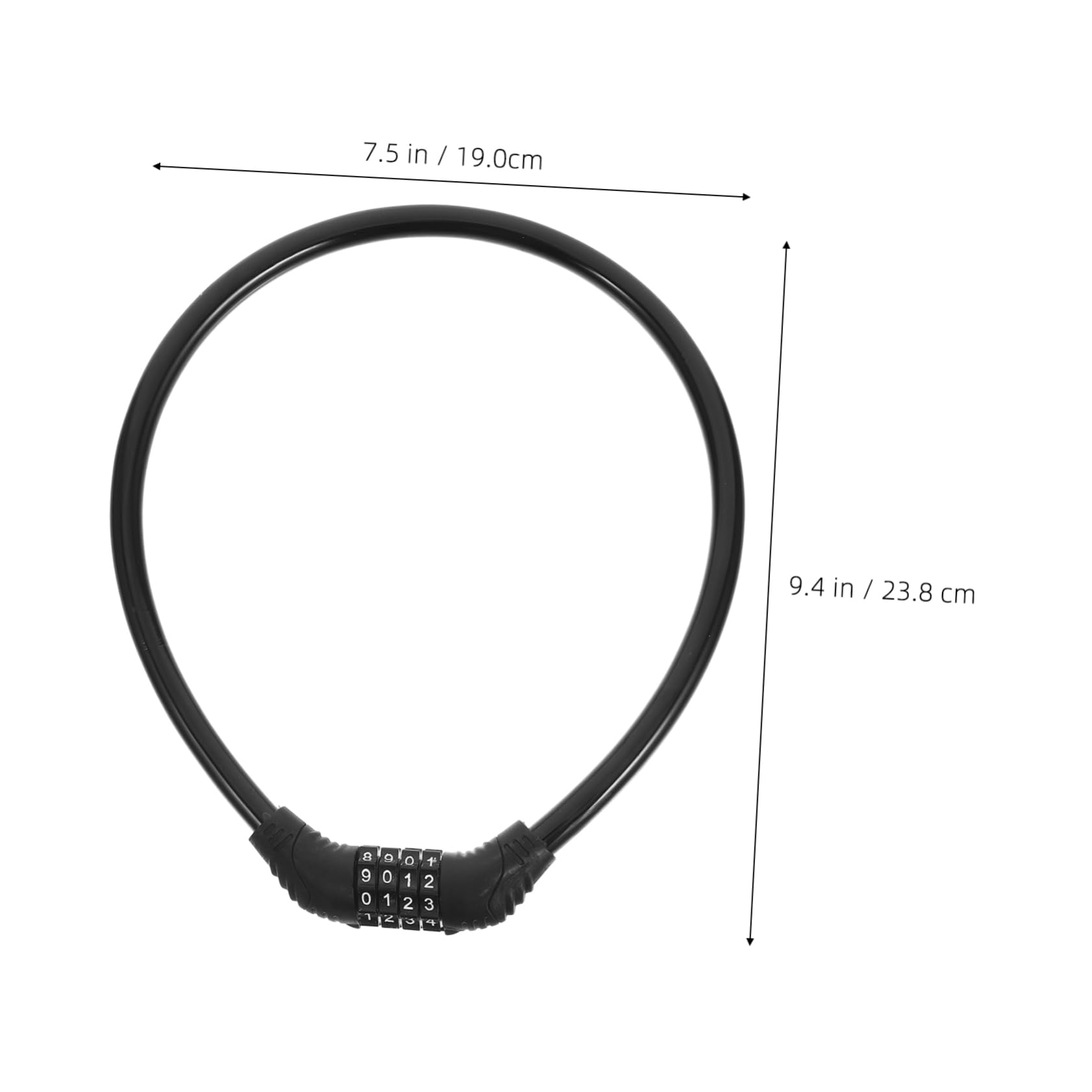 Balacoo Heavy Duty Bike Chain Lock Multi Function Password Security Lock for Bikes and Motorcycles Durable Construction Portable Design for Outdoor Use