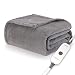 Sunbeam Heated Throw Blanket | Microplush, 3 Heat Settings, Sand - TSM8TS-R783-25B00