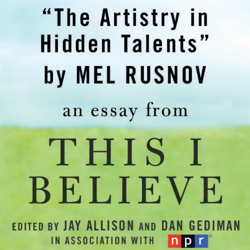 The Artistry in Hidden Talents Audiolibro Por Mel Rusnov arte de portada