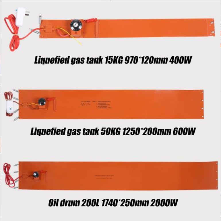 Regulowany Termostat Metalowego Podgrzewacza Beczek, 30℃-150℃ Pas Grzewczy Z Gumy Silikonowej do Wiader Z Olejem 100L I Beczek Ze Smarem. Praktyczny Podgrzewacz.