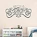 DIY Amovible Islamique Musulman Culture Surah Arabe Bismillah Allah Calligraphie Sticker Mural en Vinyle Citation/ Décalques Coran comme Home Papier Peint Art décorateur 9327(49cm x 100cm)