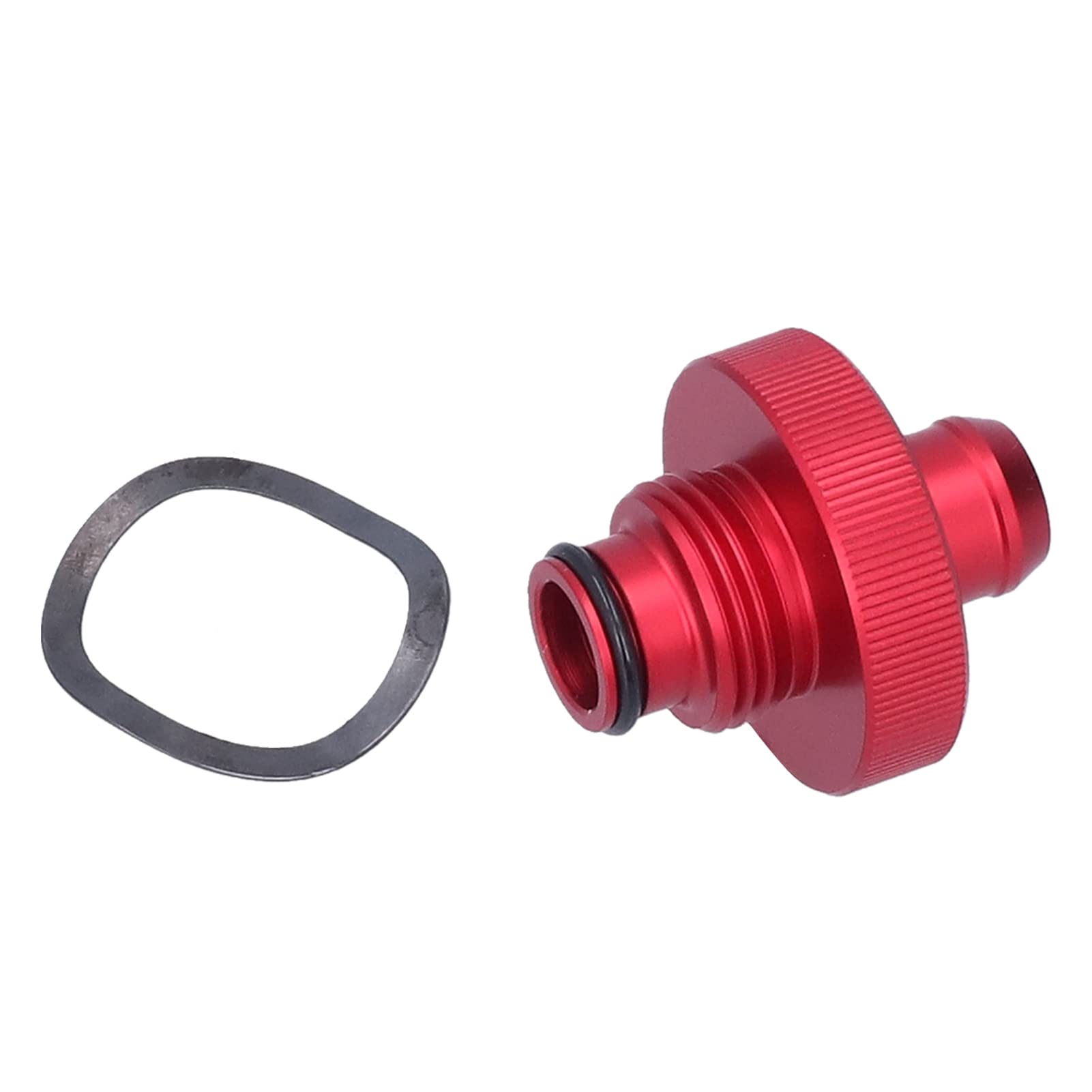 Tappo di scarico dell'olio Torvex, sostituzione del bullone della coppa magnetica compatibile con 2015+ Accessorio coppa dell'olio motore in lega di alluminio (Rossa)