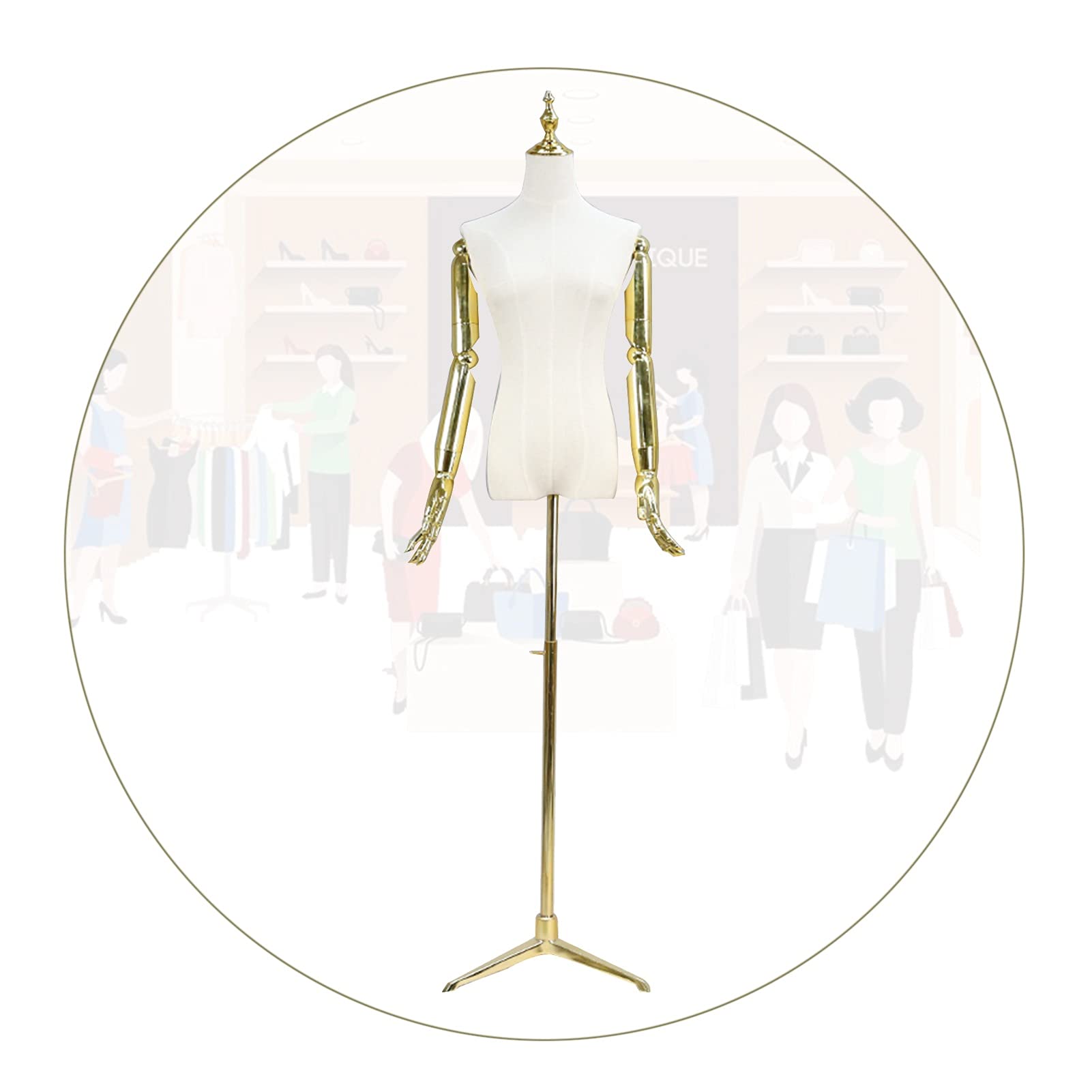 Female Mannequin Torso Dummy, 53-77