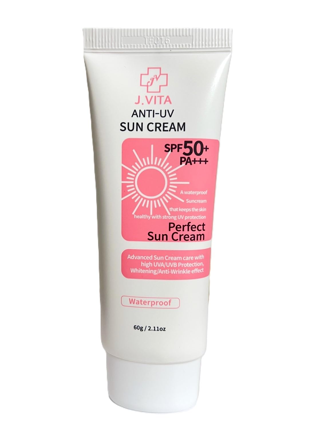 Amazon.com: Korea J.Vita Anti-UV Sun Cream 60g / 2.11oz. SPPF50+