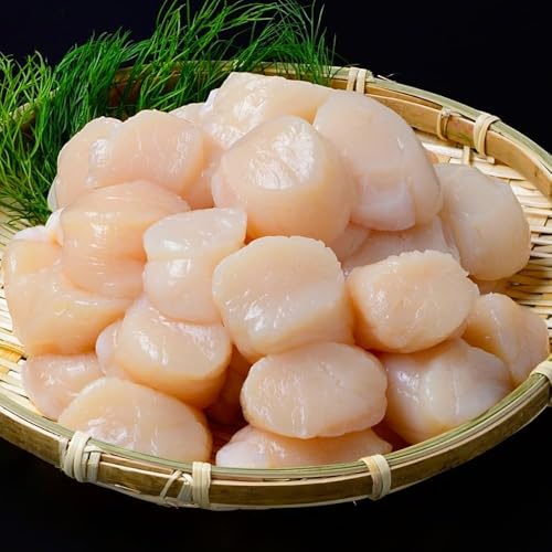 北海道オホーツク海産ホタテ玉冷バラエティサイズ(1kg)| 訳あり サイズ不揃い