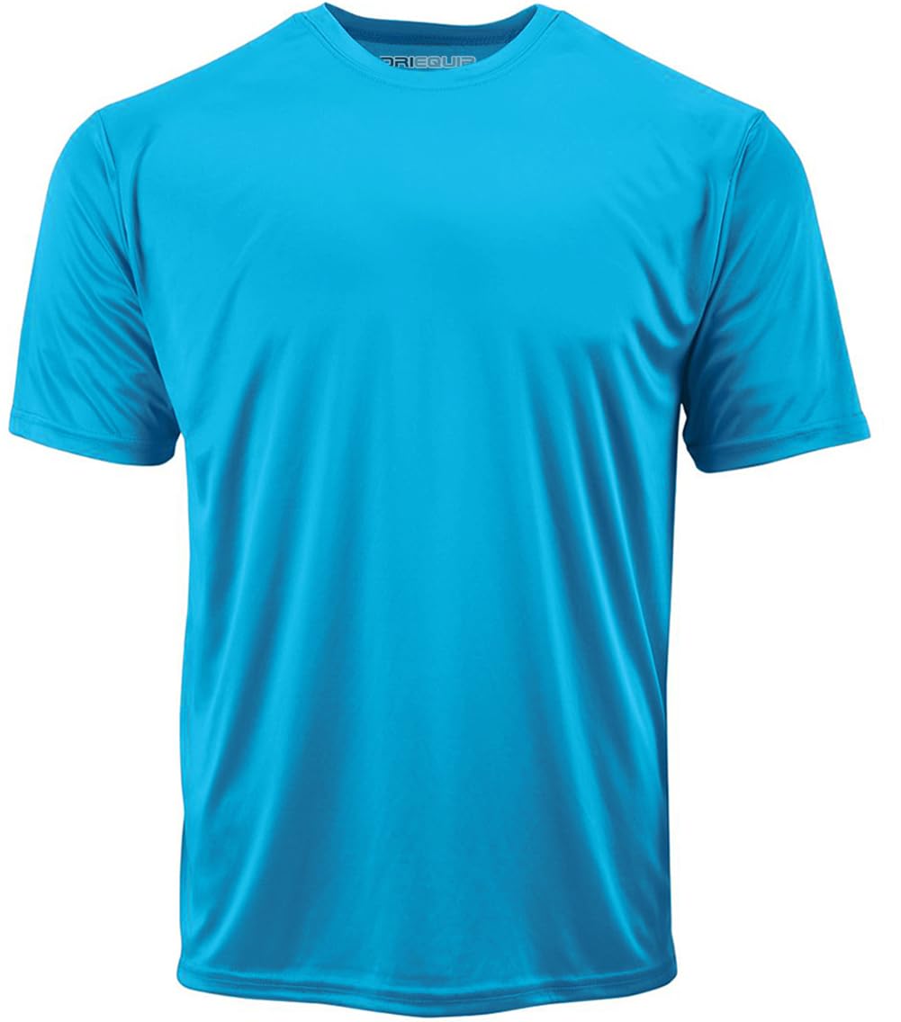 DRIEQUIP Men's Big & Tall Short Sleeve Moisture Wicking Athletic T-Shirts XS-6XL and Tall Sizes — view 10