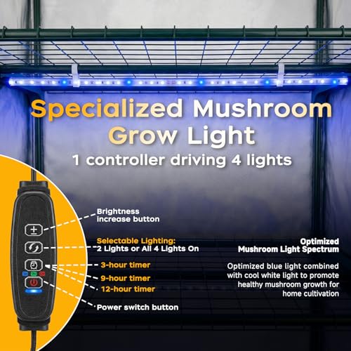 ZOYOYES Mushroom Growing Tent with Lights